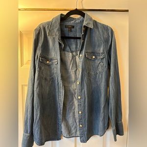 J crew denim button down